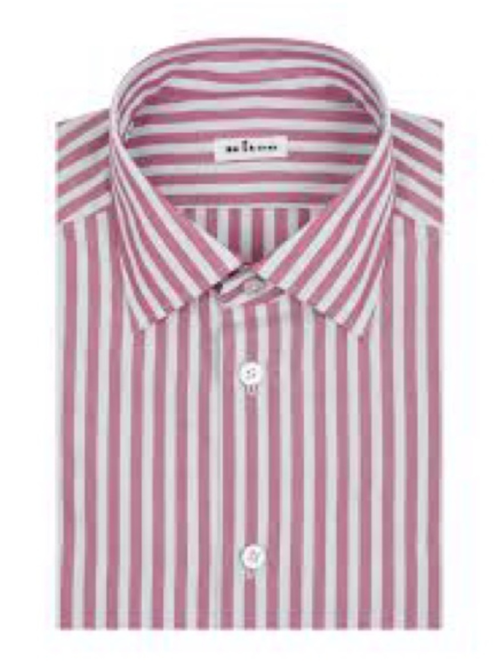 Kiton Long Sleeve Men’s Cotton Shirt in Blue & Red Stripe. Size 16/41.